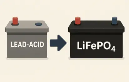 Evolution of Battery Technology for Electric Medium Speed Vehicles: From Lead-Acid to LiFePO4