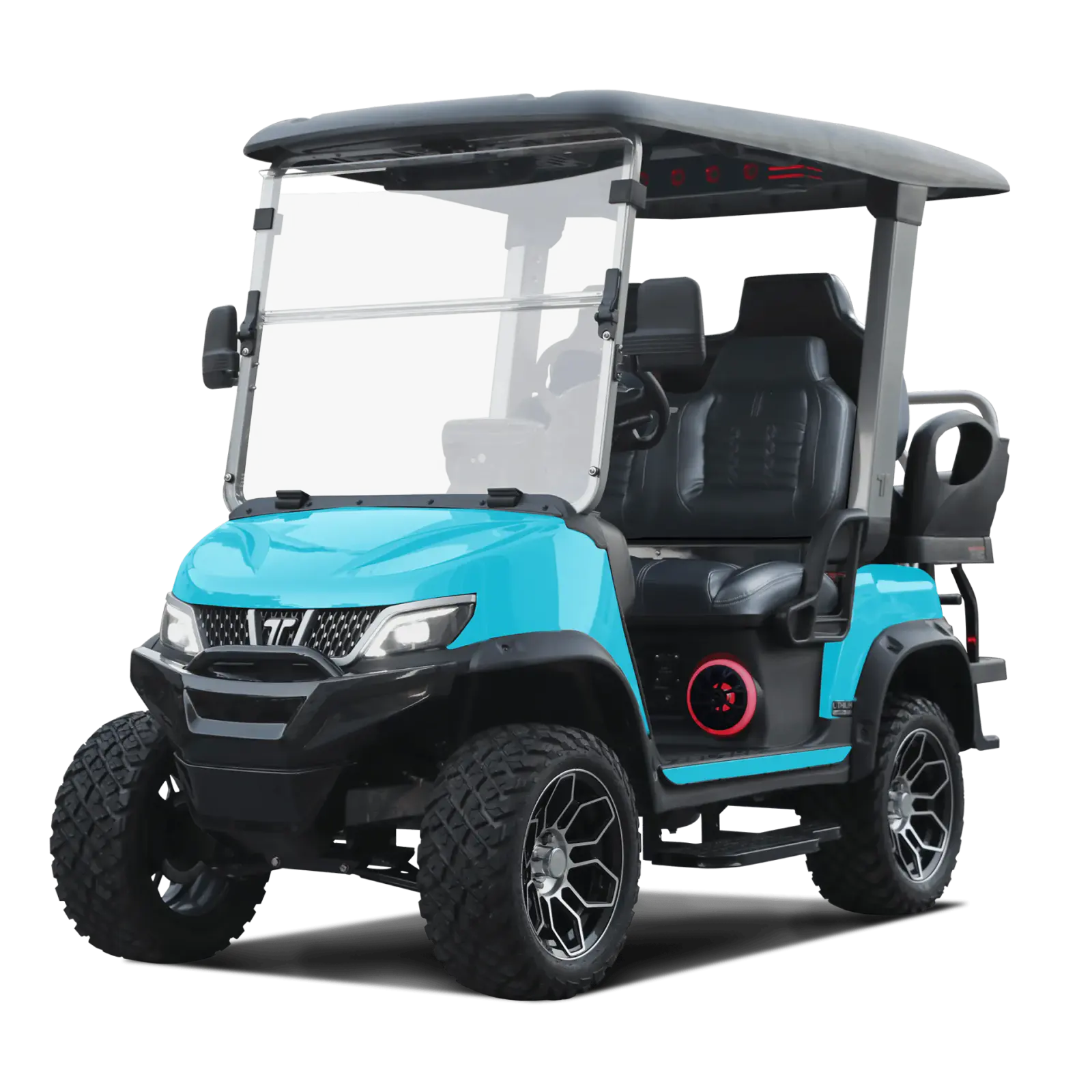 TARA Explorer 2+2 4-seater electric medium speed vehicle in Sky Blue