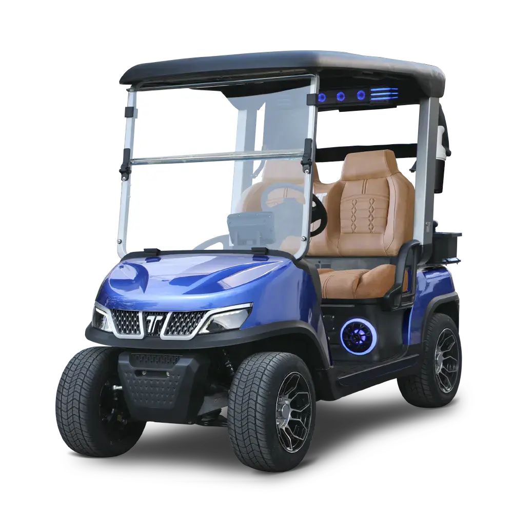 TARA Spirit Plus 2-seater fleet medium speed vehicle in Portimao Blue