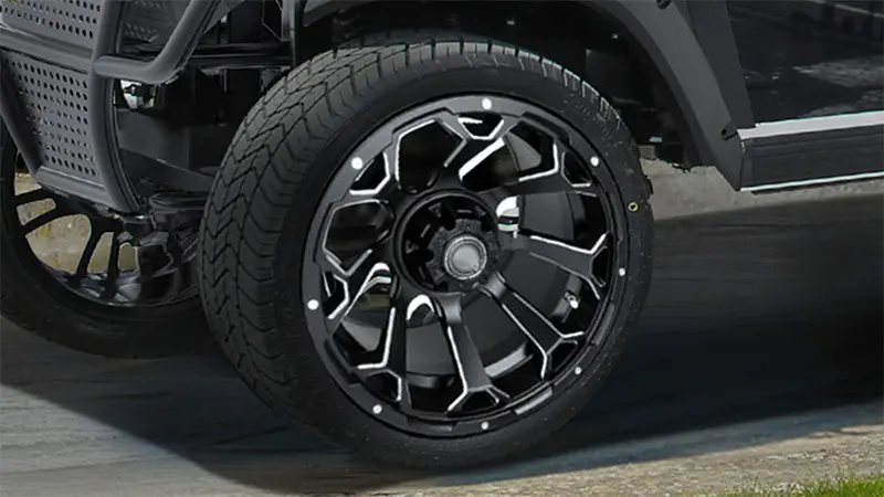 ALUMINUM WHEEL 215/55R12" TIRE
