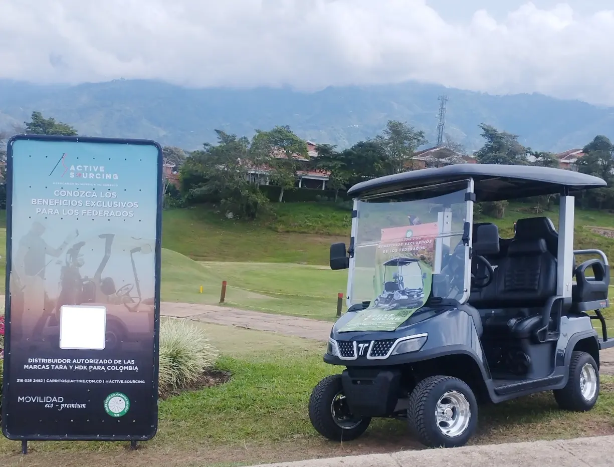 Tara medium speed vehicles on golf course