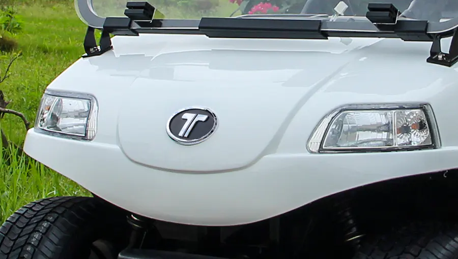 Close-up of Tara medium speed vehicle LED headlights providing clear illumination for night driving
