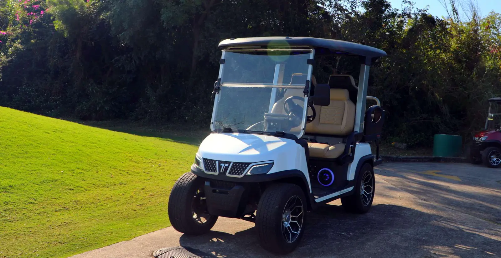 Lifted Medium Speed Vehicle for Golf Course