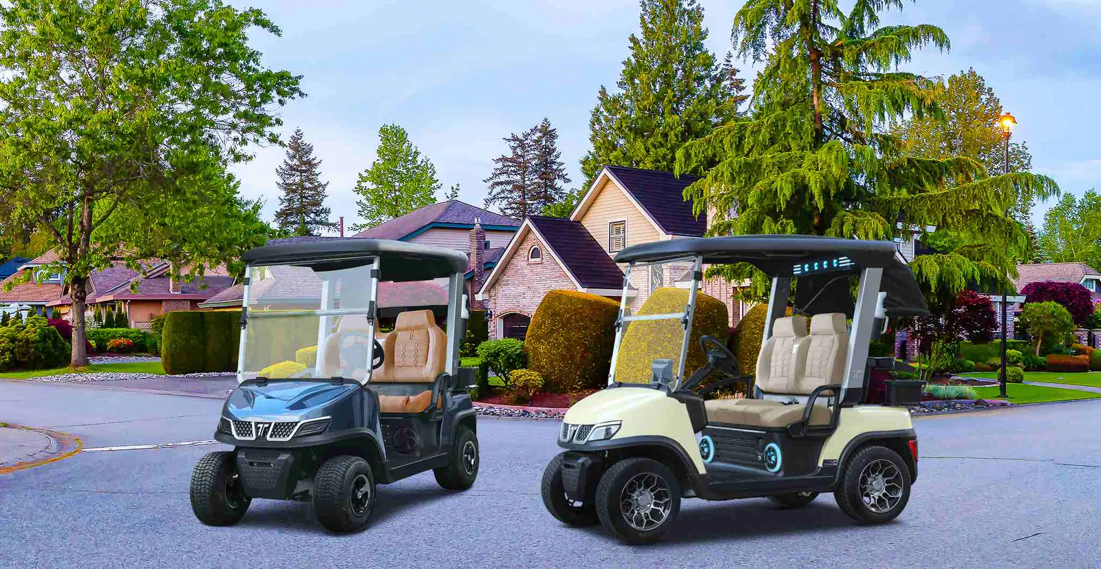 Electric Medium Speed Vehicle for Golf Course Transportation