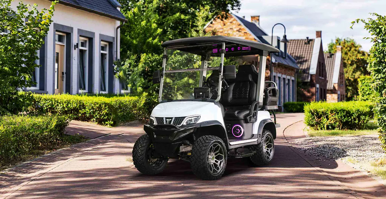 4 Person Medium Speed Vehicle for Golf Course