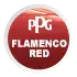 FLAMENCO RED COLOR ICON