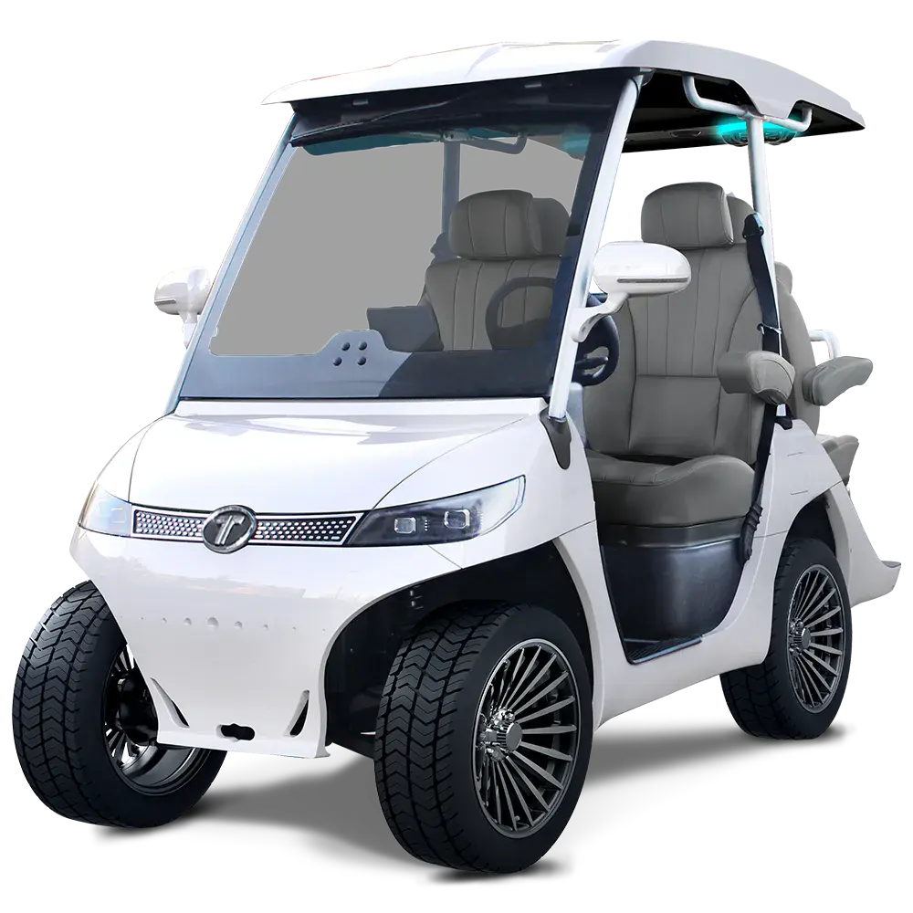 TARA T3 2+2 modern electric medium speed vehicle in Mineral White